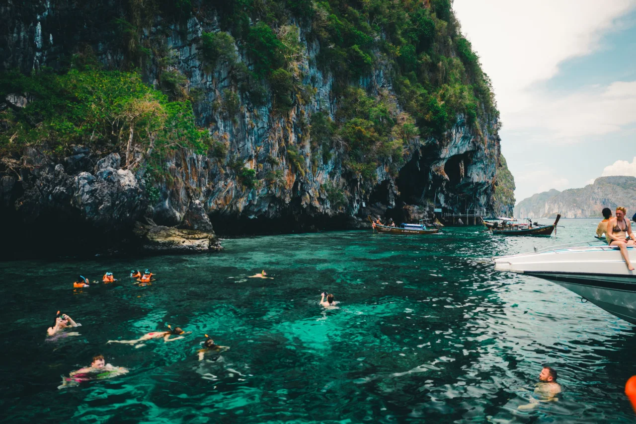 Clear Andaman water around Phuket